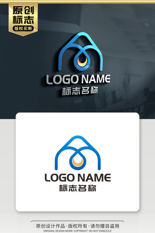 AM标志MA字母LOGO
