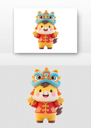 卡通十二生肖马