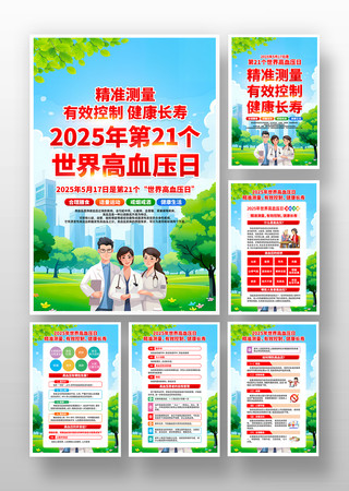 2025年第21个世界高血压日挂画