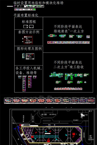全套施工平面布置图库 CAD