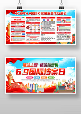 2025年国际档案日主题展板