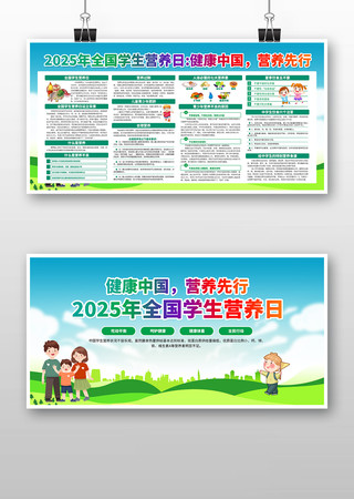 2025年全国学生营养日主题宣传栏