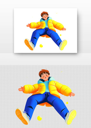 男孩跳跃 男孩跳跃