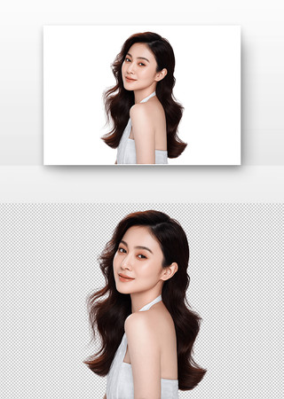 年轻女性长发 年轻女性长发