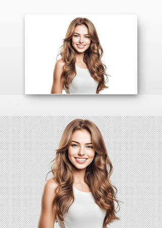 年轻女性微笑 年轻女性微笑