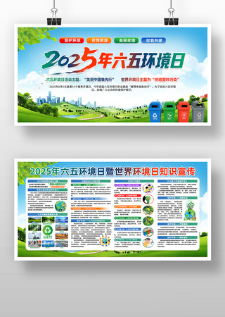 2025年六五环境日宣传展板