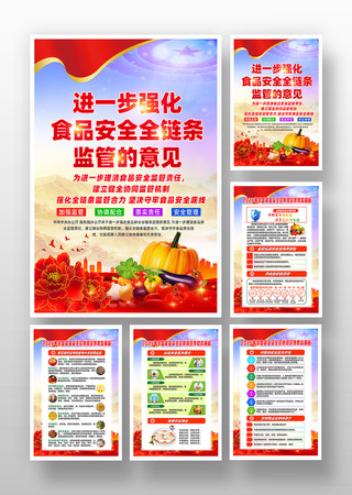 进一步强化食品安全全链条监管意见党建挂画