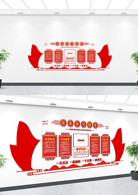 权利义务党建文化墙