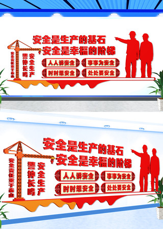 安全生产教育文化墙 CDR