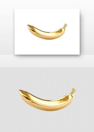 金色香蕉 PNG