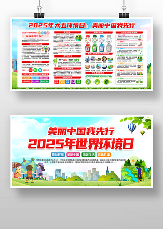 2025年65环境日宣传版面