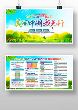 2025年六五环境日宣传展板