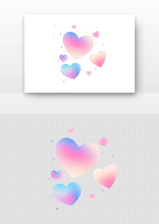 梦幻爱心 PNG