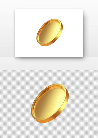 金色圆形物体 PNG