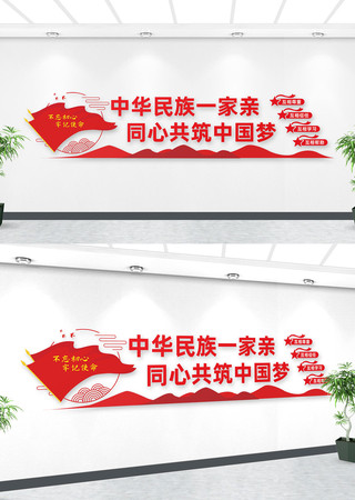 民族团结文化墙 AI