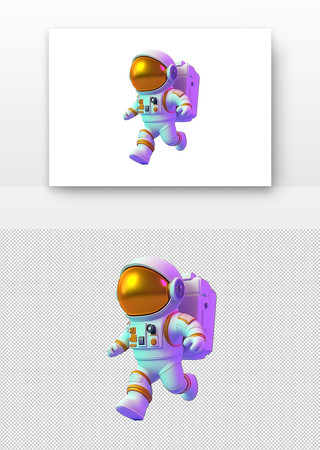 太空漫步 PNG