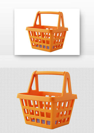 橙色购物篮 橙色购物篮