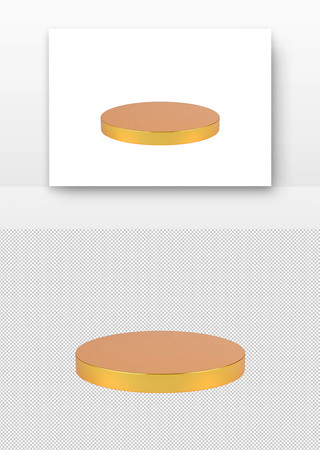 金色圆盘 PNG