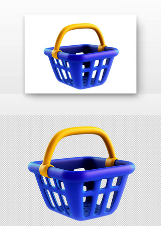 蓝色购物篮 蓝色购物篮