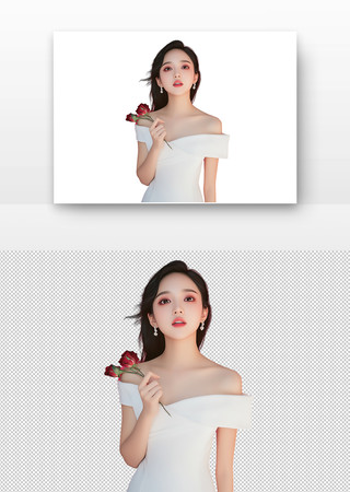 女子红玫瑰