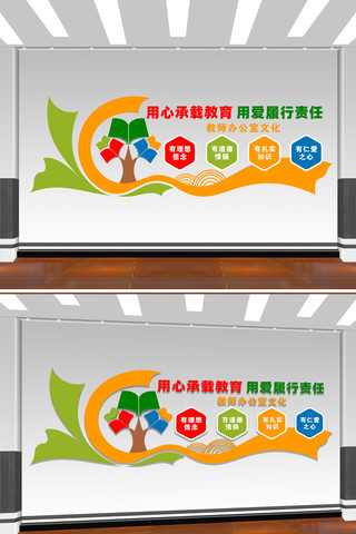 校园教育文化墙 CDR