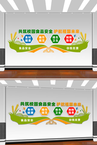 校园食品安全文化墙标语 CDR