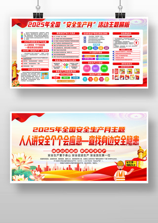 企业单位2025年安全月知识宣传栏