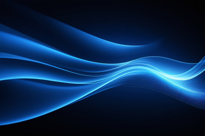深蓝科技感光波纹背景图 深蓝科技感光波纹背景图