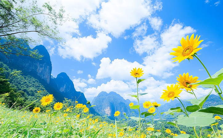 向日葵花田 向日葵花田