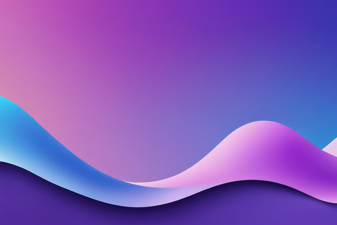 紫色蓝色渐变波浪抽象背景 紫色蓝色渐变波浪抽象背景