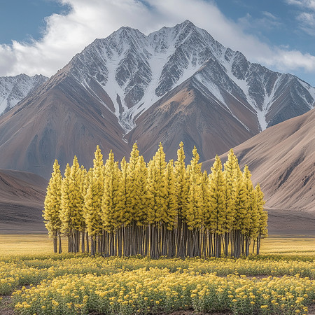 秋日金黄树林 秋日金黄树林