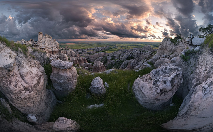 草原与峭壁 草原与峭壁