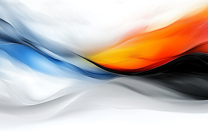 色彩交织的流动之美 色彩交织的流动之美