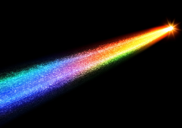 夜空中闪耀的流星 夜空中闪耀的流星