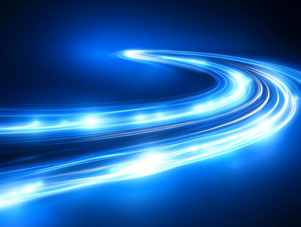 蓝色光流中的曲线轨迹 蓝色光流中的曲线轨迹