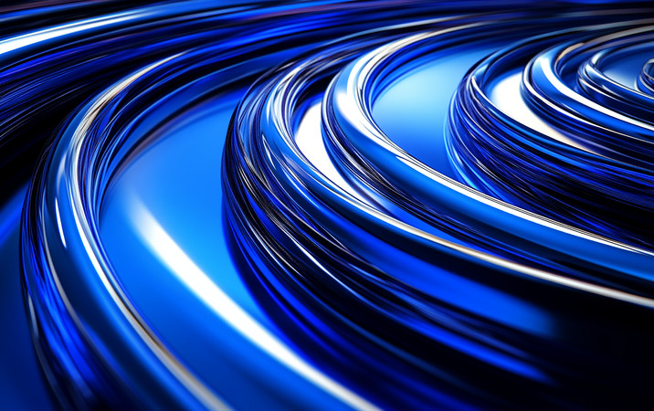 蓝色旋涡中的光流 蓝色旋涡中的光流