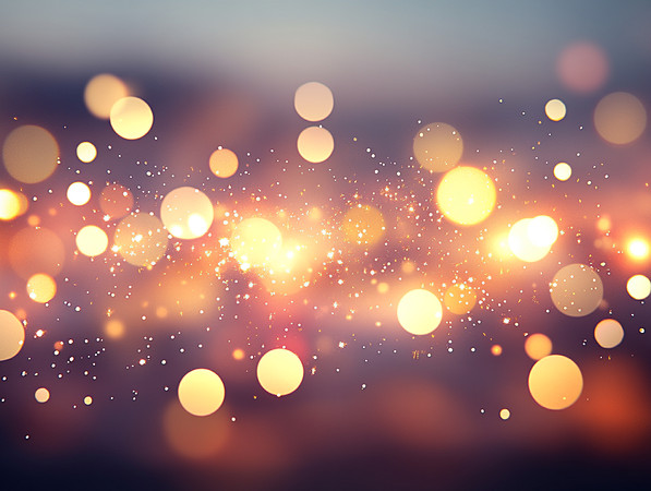 金色光斑下的梦幻舞动 金色光斑下的梦幻舞动