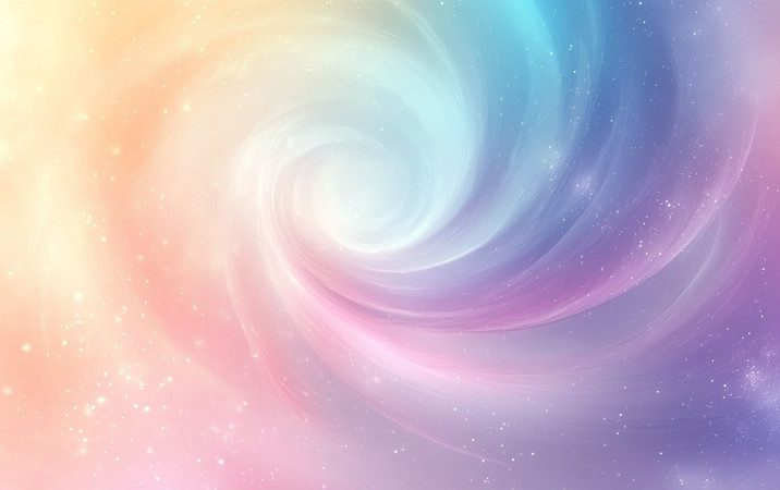 梦幻旋涡色彩斑斓的星光漩涡