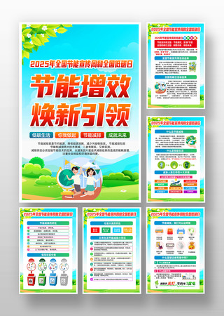 2025年全国节能宣传周和低碳日挂图