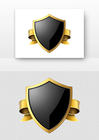 金色的盾牌中间为黑色 金色的盾牌中间为黑色