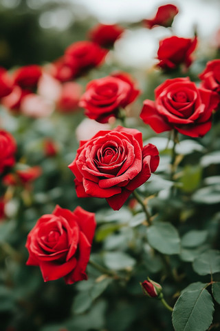红玫瑰盛开 红玫瑰盛开