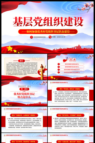如何加强优秀村党组织书记队伍建设ppt ppt