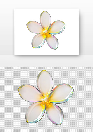 透明材质制成的花朵 透明材质制成的花朵