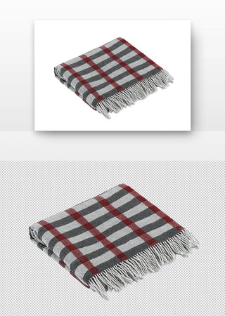 格子图案的毛毯