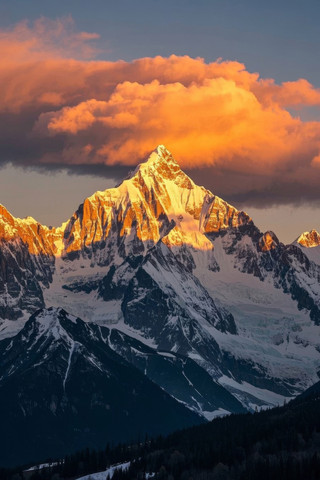 雪山山峰 雪山山峰