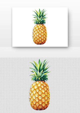 金黄色的菠萝