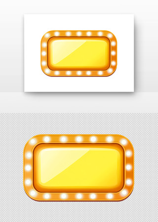 明亮边框的方形图标 明亮边框的方形图标