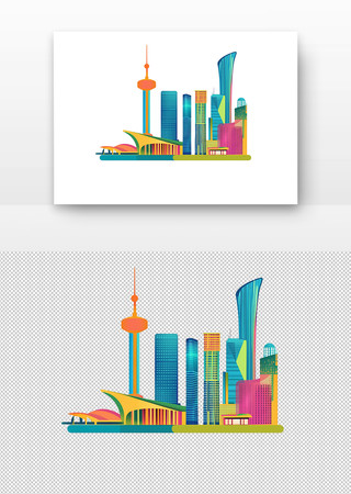 现代都市天际线 现代都市天际线