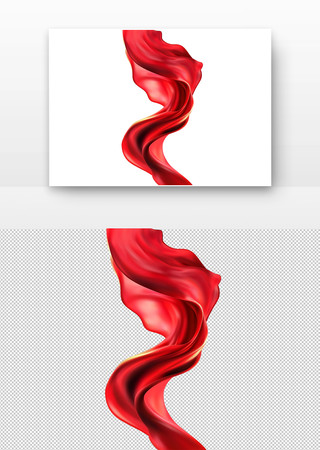 流动的红色丝绸 流动的红色丝绸