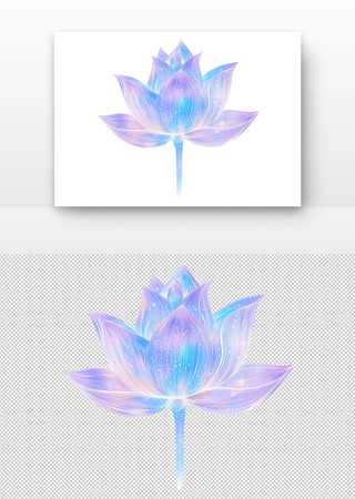 梦幻般的莲花 PNG
